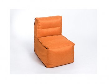 Модульное кресло Комфорт Колор прямое оранжевое в Чебаркуле - chebarkul.mebel-74.com | фото