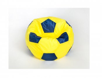 Кресло-мешок Мяч малый желто-синее в Чебаркуле - chebarkul.mebel-74.com | фото