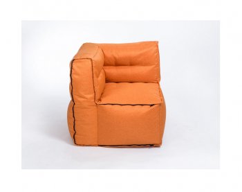 Модульное кресло Комфорт Колор угловое оранжевое в Чебаркуле - chebarkul.mebel-74.com | фото