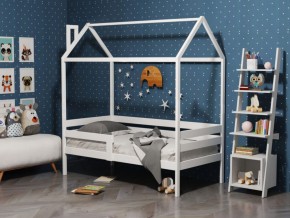 Детская кровать-домик из массива березы Соня-6 (Неокрашенный массив) в Чебаркуле - chebarkul.mebel-74.com | фото