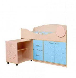 Набор мебели для детской Юниор -12.2 (700*1860) МДФ матовый в Чебаркуле - chebarkul.mebel-74.com | фото