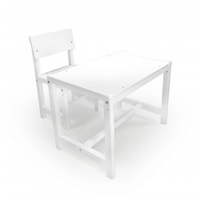 Детский растущий комплект стол и стул Я САМ "Лофт" (Белый, Белый) в Чебаркуле - chebarkul.mebel-74.com | фото
