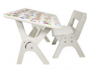 Детский растущий стол-парта и стул Я САМ "Умка" (Алфавит) в Чебаркуле - chebarkul.mebel-74.com | фото