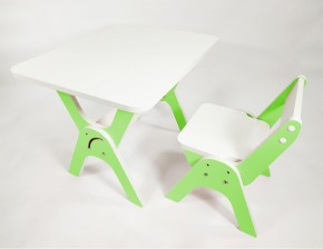 Детский растущий стол-парта и стул Я САМ "Умка" (Зеленый) в Чебаркуле - chebarkul.mebel-74.com | фото