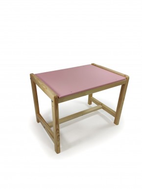 Детский растущий стол Я САМ "Лофт" (Розовый, Сосна) в Чебаркуле - chebarkul.mebel-74.com | фото