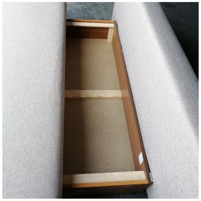 Диван-кровать Комфорт без подлокотников BALTIC AZURE (2 подушки) в Чебаркуле - chebarkul.mebel-74.com | фото