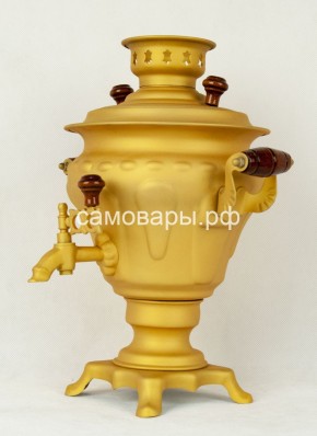 Электрический самовар "Русское золото" матовая груша на 2 литра (Ограниченная серия) в Чебаркуле - chebarkul.mebel-74.com | фото