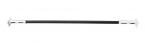 Турник раздвижной 1250-1500 цв. белый-черный FLEXTER PROFI в Чебаркуле - chebarkul.mebel-74.com | фото
