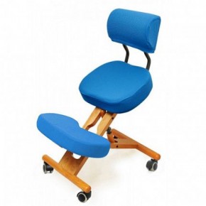 Коленный стул со спинкой Smartstool KW02В + Чехлы в Чебаркуле - chebarkul.mebel-74.com | фото