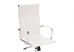 Компьютерное кресло Reus pu white / chrome в Чебаркуле - chebarkul.mebel-74.com | фото