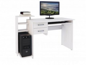 Компьютерный стол №12 (Анкор белый) в Чебаркуле - chebarkul.mebel-74.com | фото