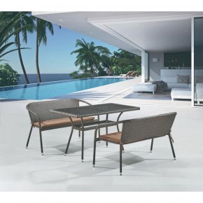 Комплект мебели из иск. ротанга T286A/S139A-W53 Brown в Чебаркуле - chebarkul.mebel-74.com | фото