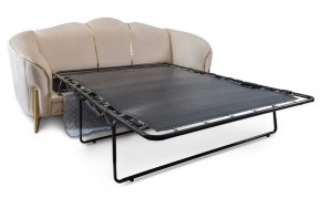 Комплект мягкой мебели Lara 3-1-1 с раскладным механизмом (бежевый/золото) в Чебаркуле - chebarkul.mebel-74.com | фото
