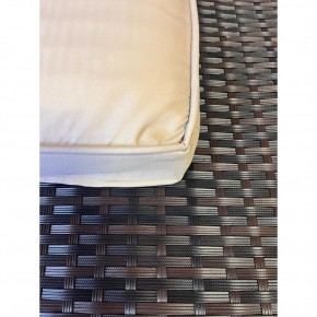 Комплект плетеной мебели  YR822Br Brown-Beige (подушка бежевая) в Чебаркуле - chebarkul.mebel-74.com | фото