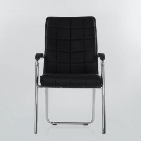 Кресло Barneo K-14 для посетителей и переговорных (черный) в Чебаркуле - chebarkul.mebel-74.com | фото