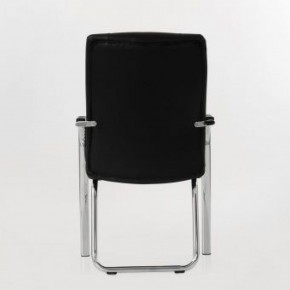 Кресло Barneo K-15 для посетителей и переговорных (черный) в Чебаркуле - chebarkul.mebel-74.com | фото