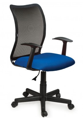 Кресло BRABIX "Spring MG-307", с подлокотниками, комбинированное синее/черное TW, 531404 в Чебаркуле - chebarkul.mebel-74.com | фото