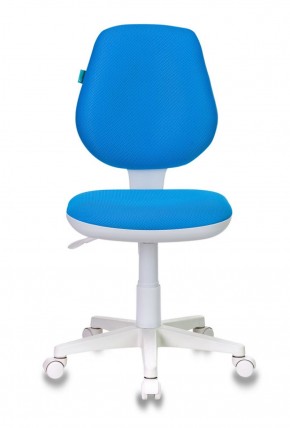 Кресло детское Бюрократ CH-W213/TW-55 голубой в Чебаркуле - chebarkul.mebel-74.com | фото