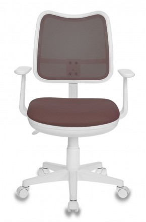 Кресло детское Бюрократ CH-W797/BR/TW-14C коричневый в Чебаркуле - chebarkul.mebel-74.com | фото