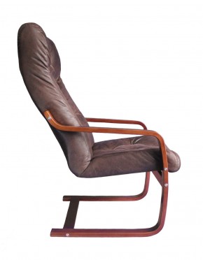 Кресло для отдыха (пружинка) Магнат 102-З-Ш замша ШОКОЛАД в Чебаркуле - chebarkul.mebel-74.com | фото