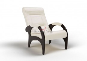 Кресло для отдыха Римини 19-К-КР (экокожа/венге) КРЕМ в Чебаркуле - chebarkul.mebel-74.com | фото