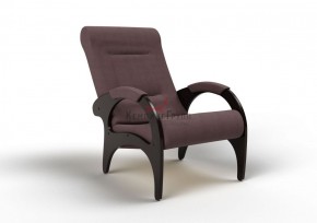 Кресло для отдыха Римини 19-Т-КМ (ткань/венге) КОФЕ С МОЛОКОМ в Чебаркуле - chebarkul.mebel-74.com | фото