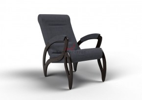 Кресло для отдыха Зельден 20-Т-ГР (ткань/венге) ГРАФИТ в Чебаркуле - chebarkul.mebel-74.com | фото