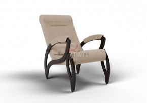 Кресло для отдыха Зельден 20-Т-П (ткань/венге) ПЕСОК в Чебаркуле - chebarkul.mebel-74.com | фото