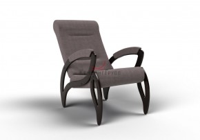 Кресло для отдыха Зельден 20-Т-ГР (ткань/венге) ГРАФИТ в Чебаркуле - chebarkul.mebel-74.com | фото