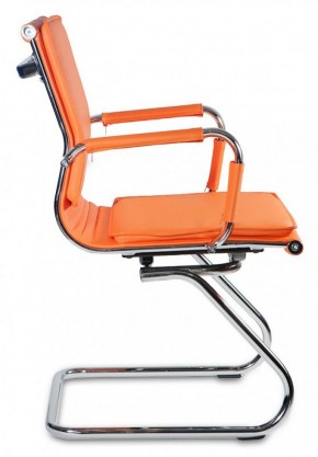 Кресло для посетителя Бюрократ CH-993-Low-V/orange оранжевый в Чебаркуле - chebarkul.mebel-74.com | фото