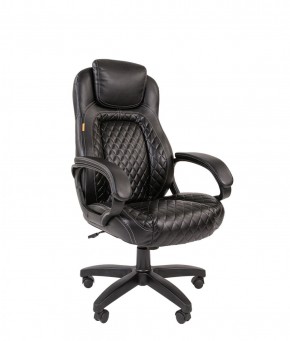 Кресло для руководителя  CHAIRMAN 432 (Экокожа черная) в Чебаркуле - chebarkul.mebel-74.com | фото