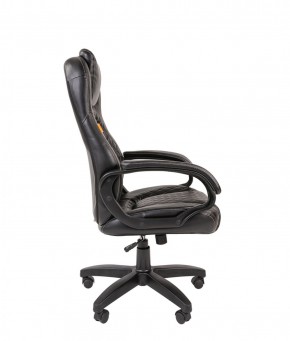 Кресло для руководителя  CHAIRMAN 432 (Экокожа черная) в Чебаркуле - chebarkul.mebel-74.com | фото