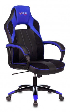 Кресло игровое Бюрократ VIKING 2 AERO BLUE черный/синий в Чебаркуле - chebarkul.mebel-74.com | фото