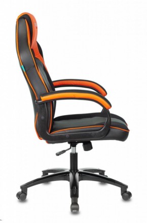 Кресло игровое Бюрократ VIKING 2 AERO ORANGE черный/оранжевый в Чебаркуле - chebarkul.mebel-74.com | фото