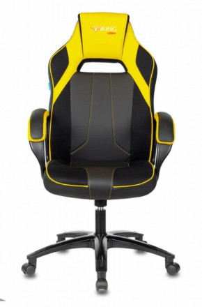 Кресло игровое Бюрократ VIKING 2 AERO YELLOW черный/желтый в Чебаркуле - chebarkul.mebel-74.com | фото