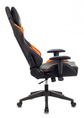 Кресло игровое Бюрократ VIKING 5 AERO ORANGE черный/оранжевый в Чебаркуле - chebarkul.mebel-74.com | фото