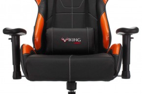 Кресло игровое Бюрократ VIKING 5 AERO ORANGE черный/оранжевый в Чебаркуле - chebarkul.mebel-74.com | фото