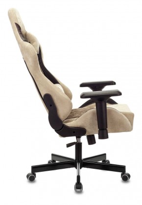 Кресло игровое Бюрократ VIKING 7 KNIGHT BR FABRIC коричневый/бежевый в Чебаркуле - chebarkul.mebel-74.com | фото