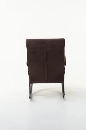 Кресло-качалка КОРСИКА 34-Т-AC (кофе) в Чебаркуле - chebarkul.mebel-74.com | фото