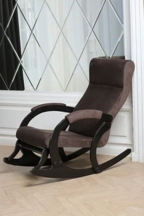 Кресло-качалка МАРСЕЛЬ 33-Т-AC (кофе) в Чебаркуле - chebarkul.mebel-74.com | фото