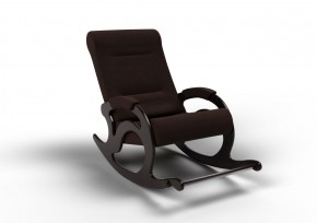 Кресло-качалка Тироль 12-Т-ГР (ткань/венге) ГРАФИТ в Чебаркуле - chebarkul.mebel-74.com | фото