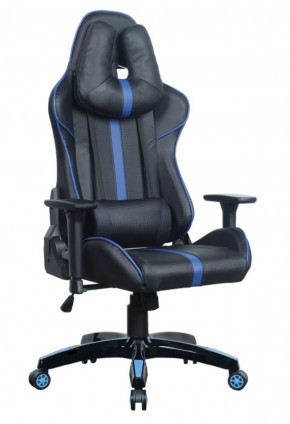 Кресло компьютерное BRABIX "GT Carbon GM-120" (черное/синее) 531930 в Чебаркуле - chebarkul.mebel-74.com | фото