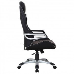 Кресло компьютерное BRABIX Techno GM-002 (ткань) черное/серое, вставки белые (531815) в Чебаркуле - chebarkul.mebel-74.com | фото