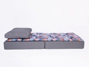 Кресло-кровать бескаркасное Харви (коричневый-геометрия браун) в Чебаркуле - chebarkul.mebel-74.com | фото