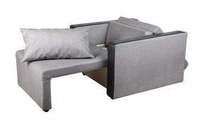 Кресло-кровать Милена с подлокотниками (серый) Велюр в Чебаркуле - chebarkul.mebel-74.com | фото