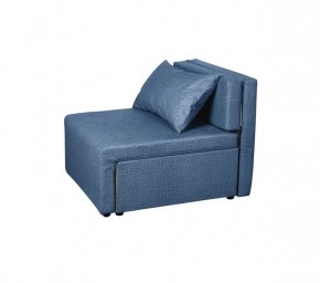 Кресло-кровать Милена (синий) Велюр в Чебаркуле - chebarkul.mebel-74.com | фото