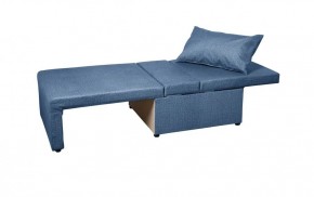 Кресло-кровать Милена (синий) Велюр в Чебаркуле - chebarkul.mebel-74.com | фото