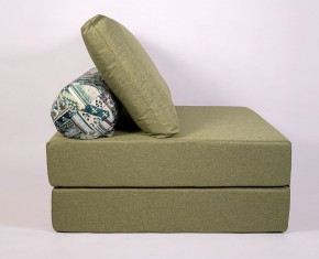 Кресло-кровать-пуф бескаркасное Прайм (Оливковый) в Чебаркуле - chebarkul.mebel-74.com | фото