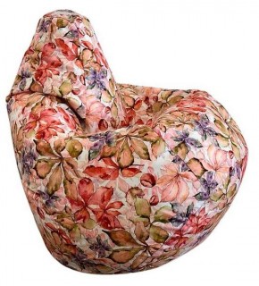 Кресло-мешок Цветы XL в Чебаркуле - chebarkul.mebel-74.com | фото