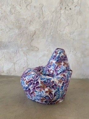 Кресло-мешок Цветы XL в Чебаркуле - chebarkul.mebel-74.com | фото